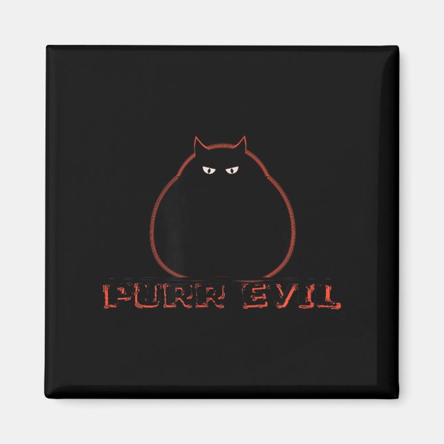 Purr Evil Magnet (Front)