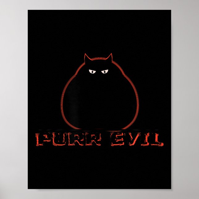 Purr Evil Poster (Front)