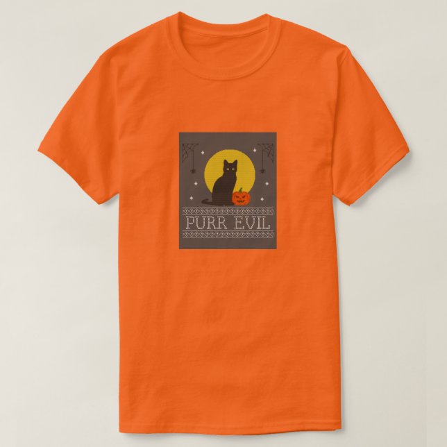 purr evil T-Shirt (Design Front)