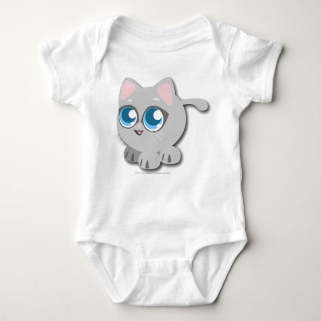 "PURR-FECT" BABY BODYSUIT (Front)