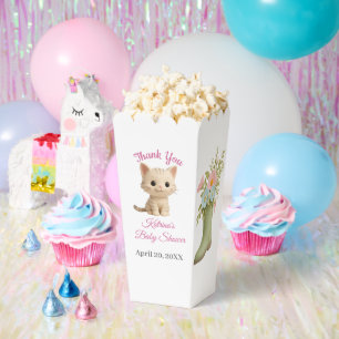 Purr-fect Baby Girl Kitten Baby Shower Favour Box