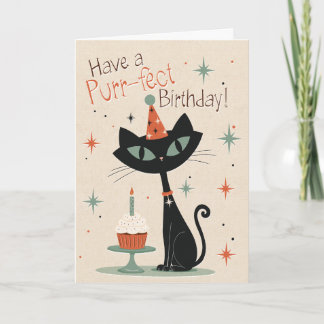 Purr-fect birthday card