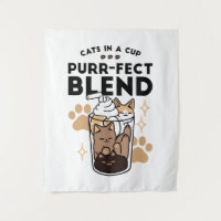 Purr-fect Blend: Cat and Coffee Art for Pet Lovers