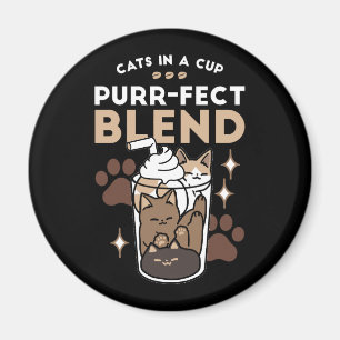Purr-fect Blend: Coffee Design for Cat & Coffee Magnet
