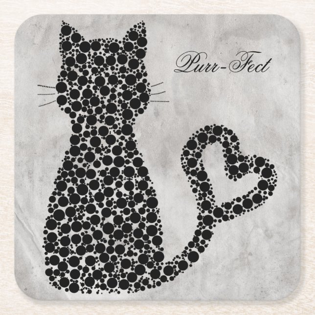 Purr-Fect Cat Coaster (Front)