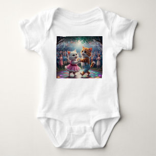 Purr-fect Dance Duo baby cloth Bodysuit