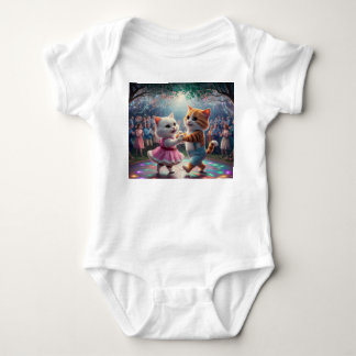 Purr-fect Dance Duo baby cloth Bodysuit