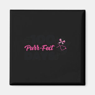 Purr-fect Days Cute Cat Student School Fun Kitten  Magnet