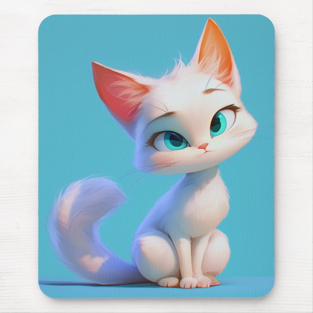 Purr-fect Elegance Mouse Pad (Front)