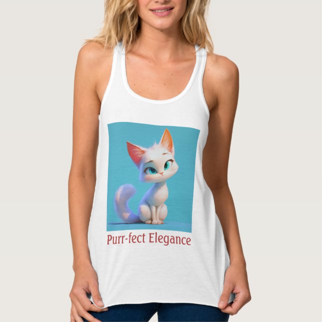 Purr-fect Elegance Singlet (Front)