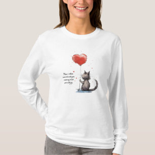 Purr-fect Heart Moments   Meow-velous Love T-Shirt