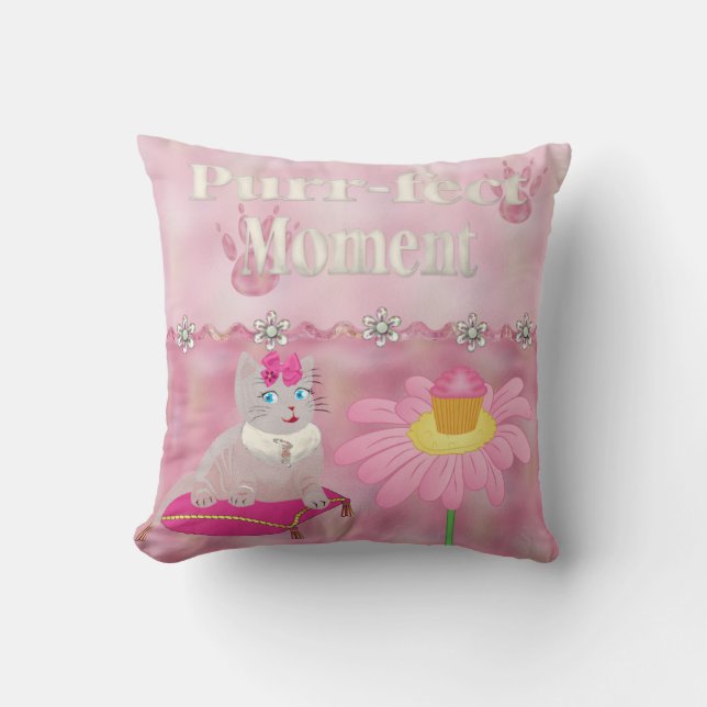 Purr-fect Moment Cushion (Front)