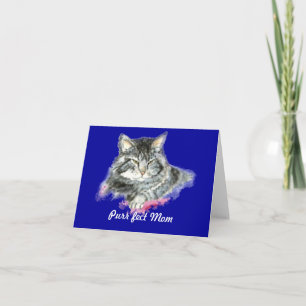 Purr fect Mum for the Cat Lover Card