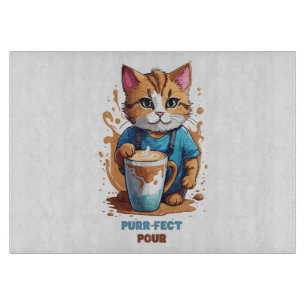 Purr-fect Pour Cutting Board