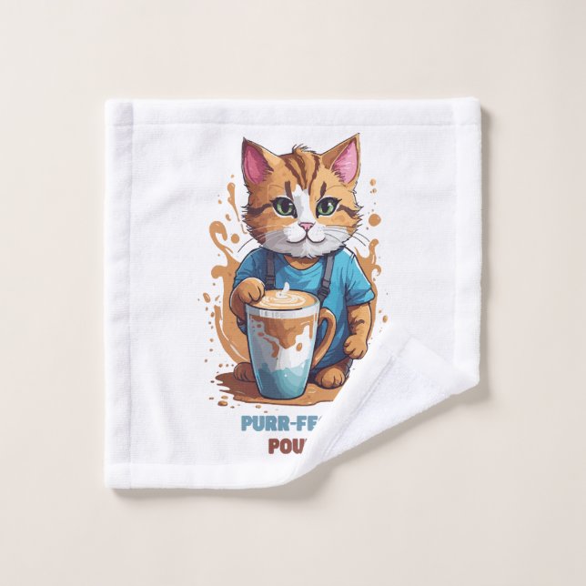 Purr-fect Pour Wash Cloth (Wash Cloth)
