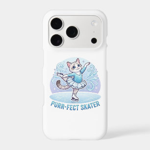 Purr-fect Skater Cute Ice Skating Cat Sparkly