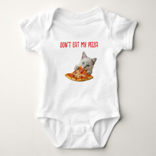 Purr-fect Slices & Cozy Vibes Baby Bodysuit