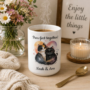 Purr-fect Together Kitty Coffee Mug