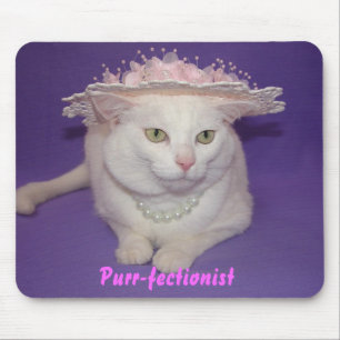 Purr-fectionist Mouse Pad