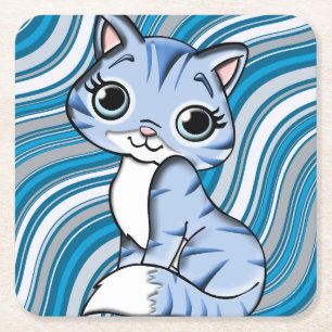 Purr-fectly Cute Kitty Coasters