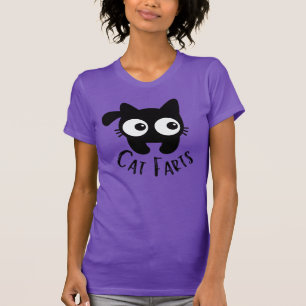 Purr-fectly Hilarious Farting Feline T-Shirt