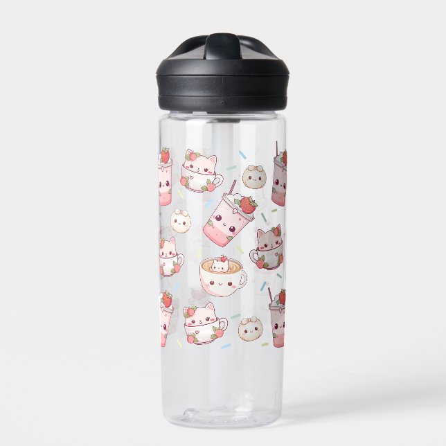Purr-fectly Kawaii Cat Camelbak Water Bottle (Front)