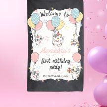 Purr-fectly One: Cat Theme 1st Birthday Party