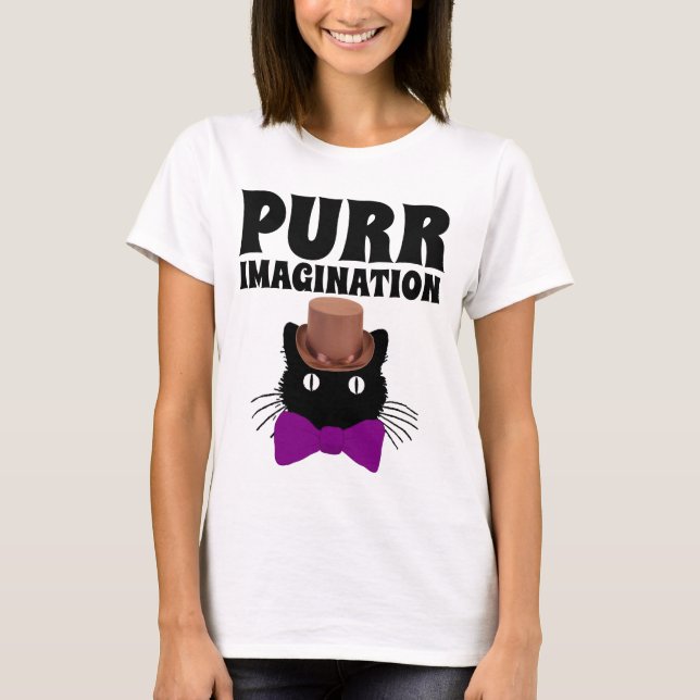 PURR IMAGINATION CAT T-SHIRTS (Front)