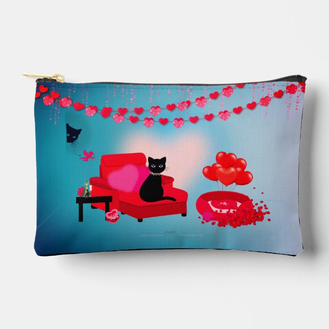Purr Love - Cupid - Cat Gift Bag (Front)