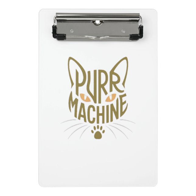 purr machine mini clipboard (Front)