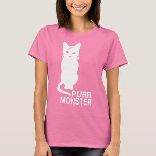 Purr Monster T-Shirt in Dark Colours