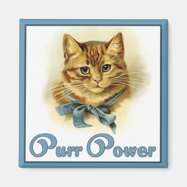 Purr Power Magnet (Front)