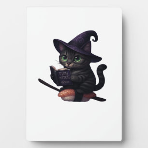 Purr-rmesan Witch - Kawaii Sushi Cat Sticker Overs Plaque
