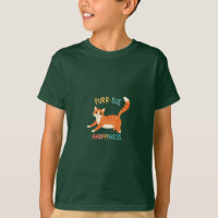 "Purr-sue Happiness" t-shirt