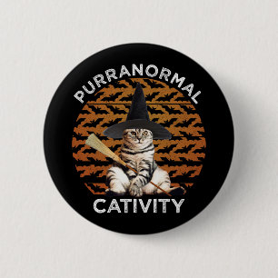 Purranormal Cativity 6 Cm Round Badge
