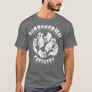 Purranormal Cativity, Funny Cat Lovers Halloween D T-Shirt
