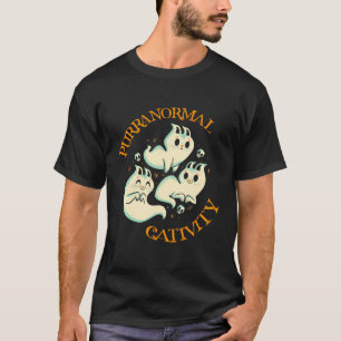 Purranormal Cativity Funny Halloween Cats Lovers G T-Shirt
