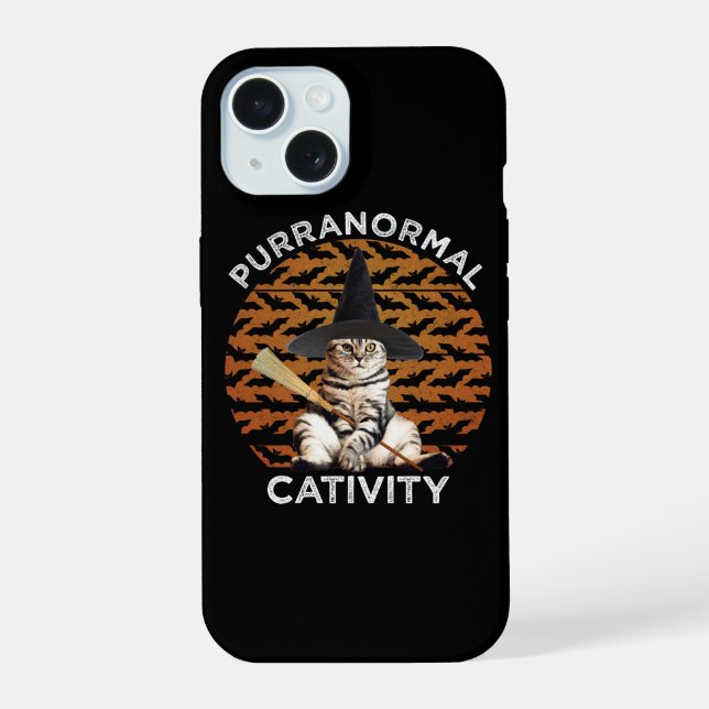 Purranormal Cativity iPhone 15 Case (Back)