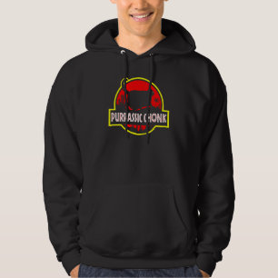 Purrassic Chonk Ca Cat Scale Meme Retro Style Hoodie