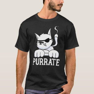 Purrate Kitten Kitty Cat Pirate T-Shirt