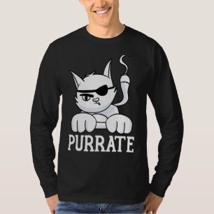 Purrate Kitten Kitty Cat Pirate T-Shirt