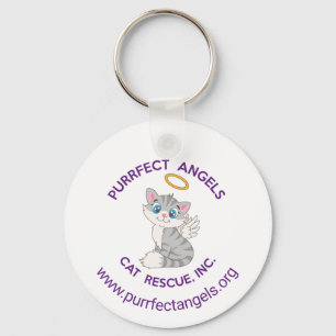 Purrfect Angels Cat Rescue Key Ring