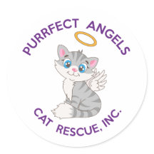 Purrfect Angels Cat Rescue stickers