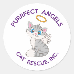 Purrfect Angels Cat Rescue stickers