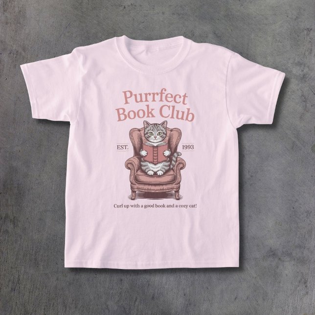 Purrfect Book Club T-Shirt (Creator Uploaded)