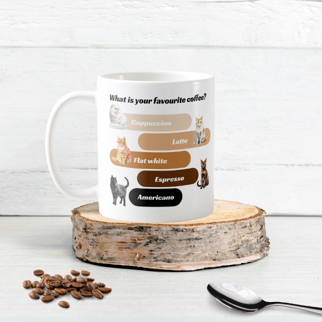 Purrfect Brew Cat Mug – Pick Your Feline Flavour! (Purrfect Brew Cat Mug – Pick Your Feline Flavor!)