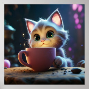 Purrfect Brew Poster