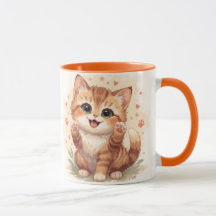 "Purrfect Cat Mug: Twinkle & Play" Mug