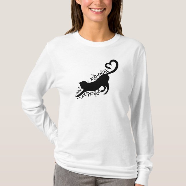 Purrfect Cat T-Shirt (Front)