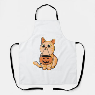 Purrfect Halloween Apron